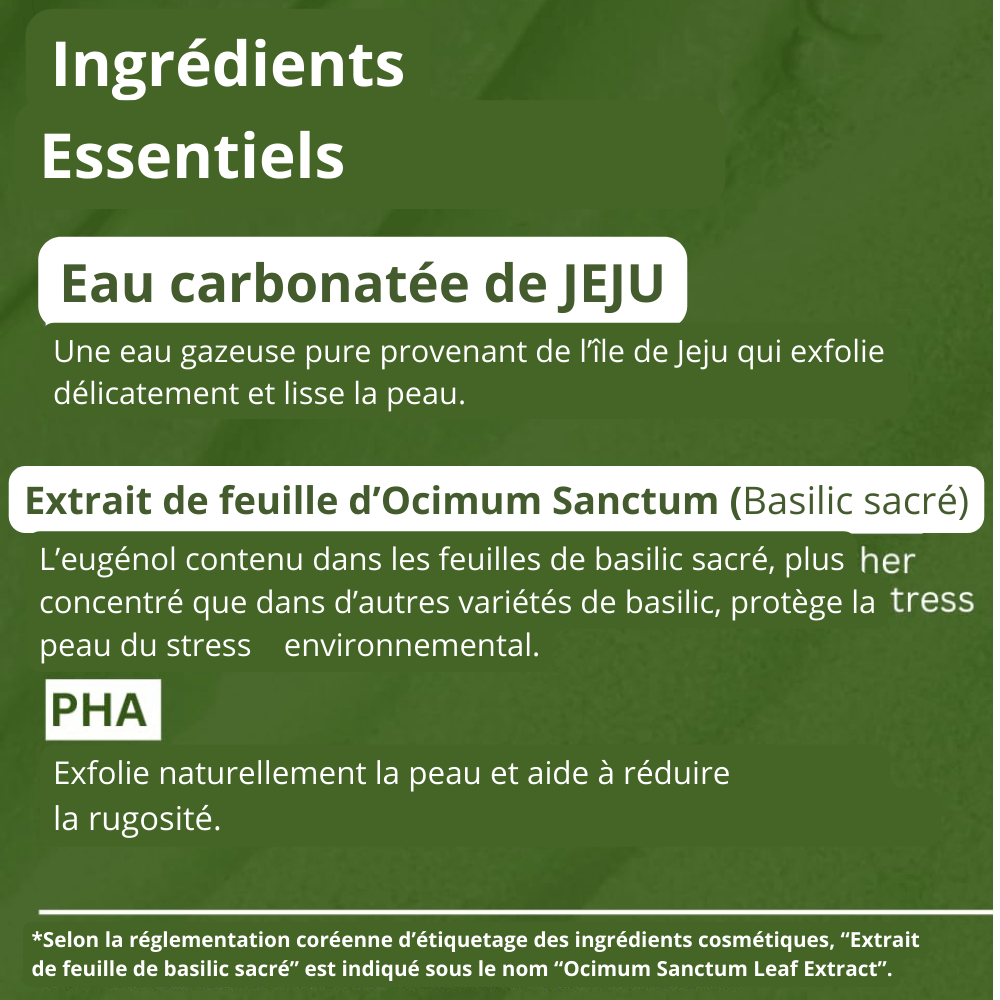Masque Moussant Purifiant au Basilic Sacré