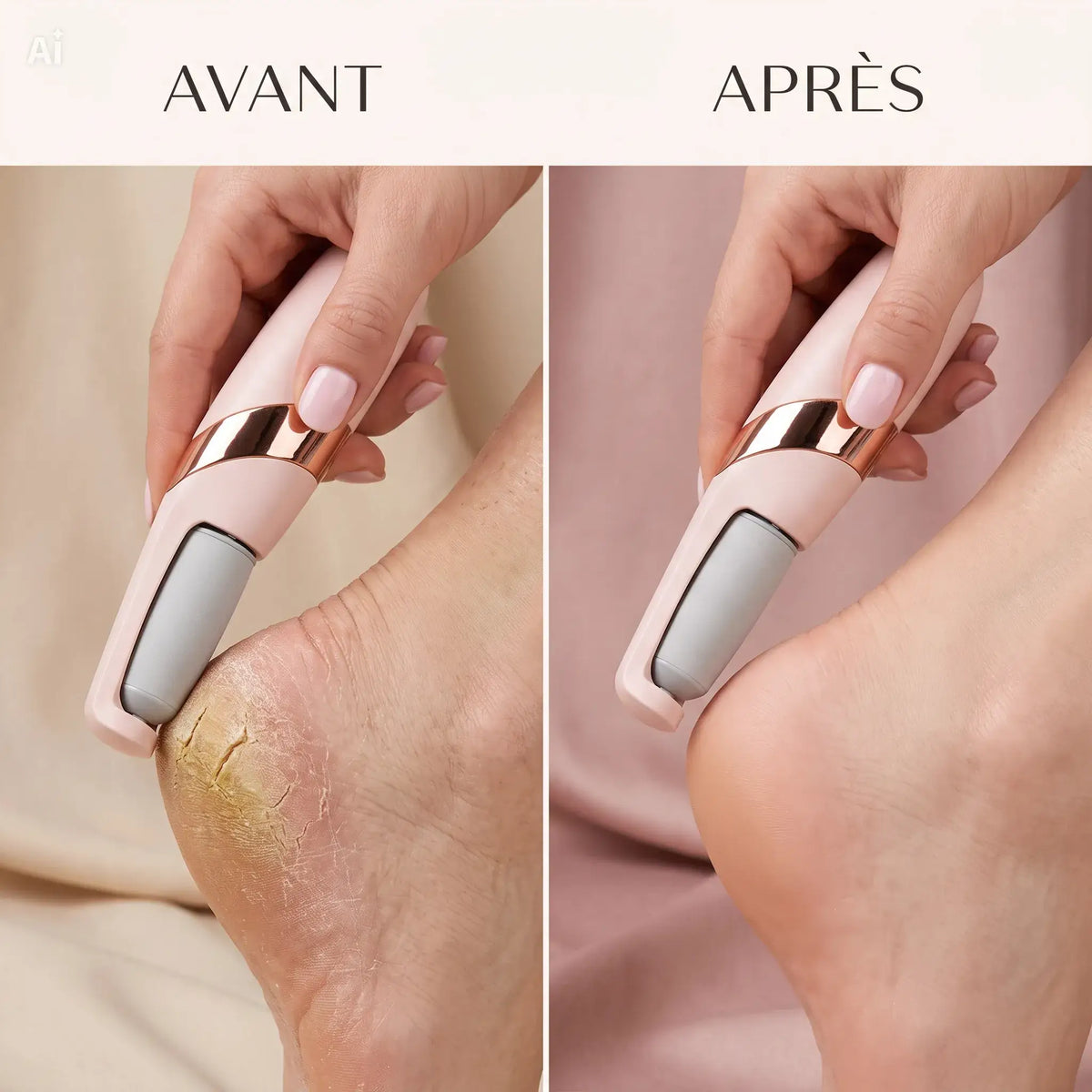 Éclat Pieds – Appareil anti callosités électrique