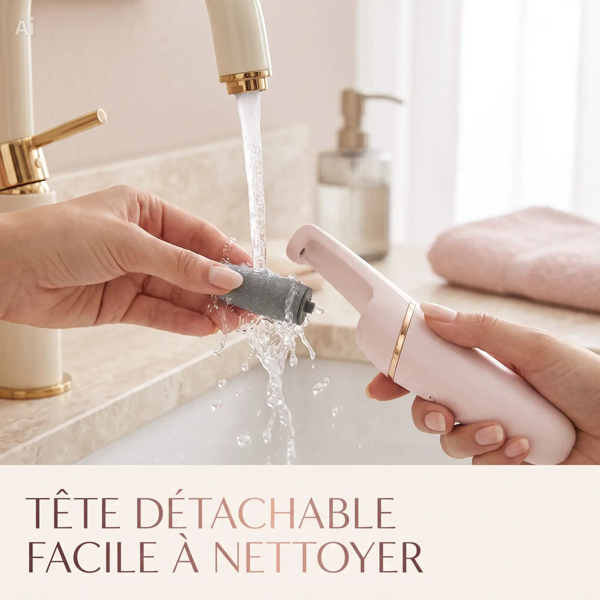 Éclat Pieds – Appareil anti callosités électrique