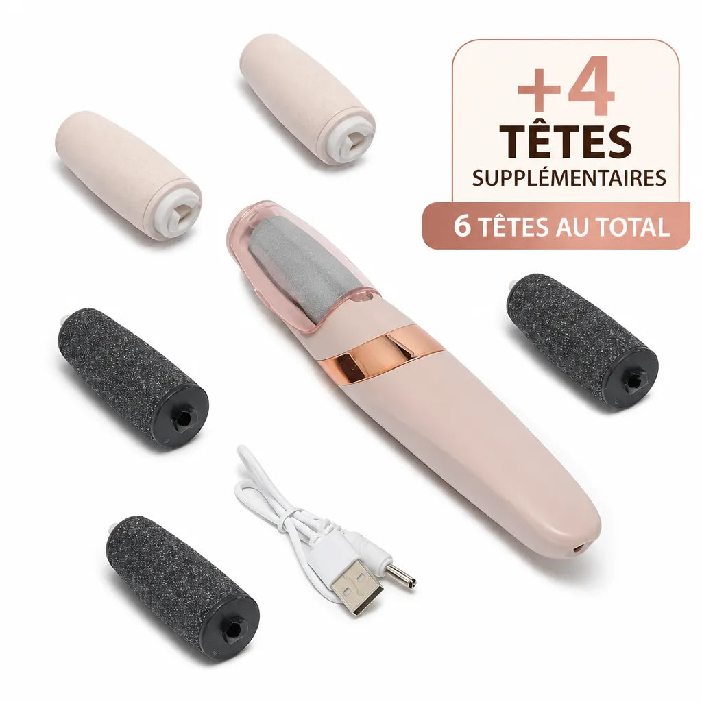 Éclat Pieds – Appareil anti callosités électrique